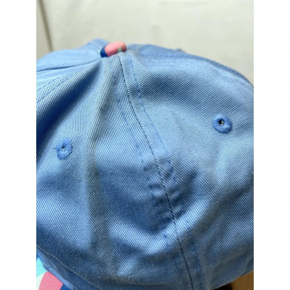 Detroit‎ Style Hat Cap puffy spell out Snapback Blue Paint Spill Pink Blue